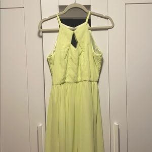 lulus light lime green dress